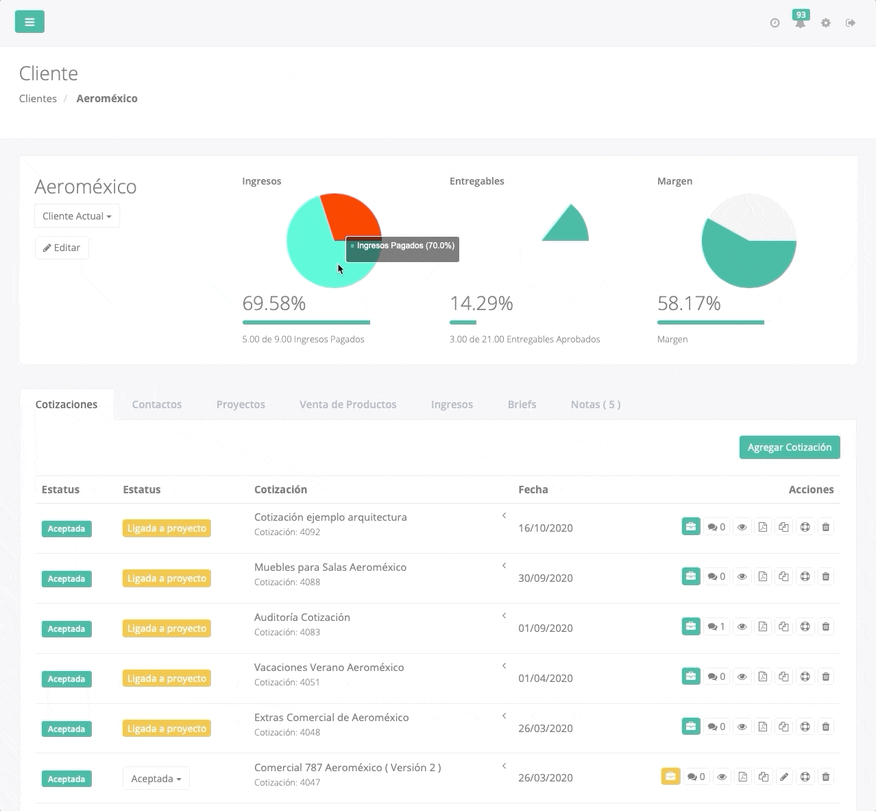 Generate a history for decision making.